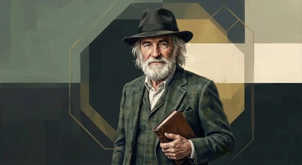Illustration of Willie Daly, the Lisdoonvarna matchmaker